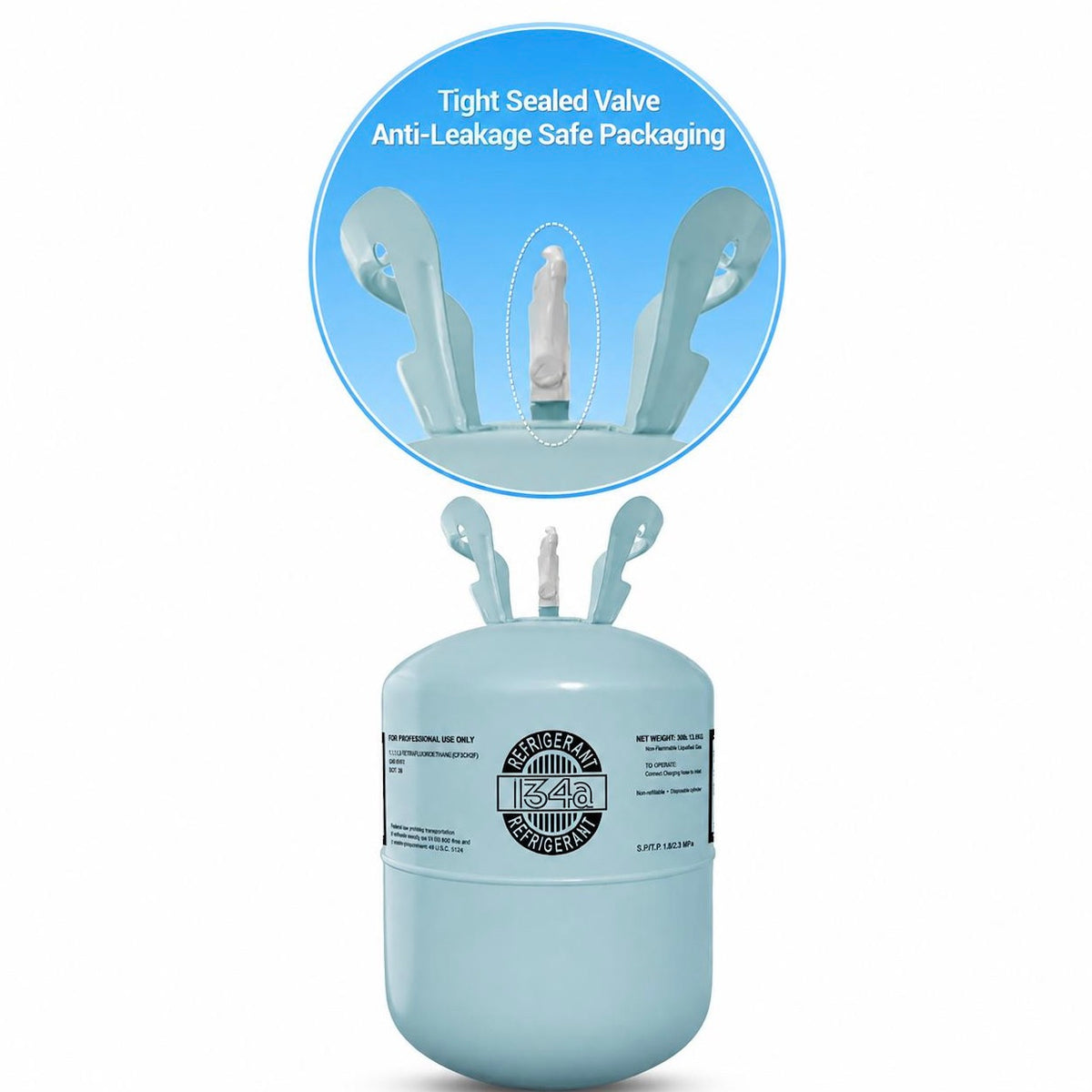 Professional service procedure for R134A refrigerant