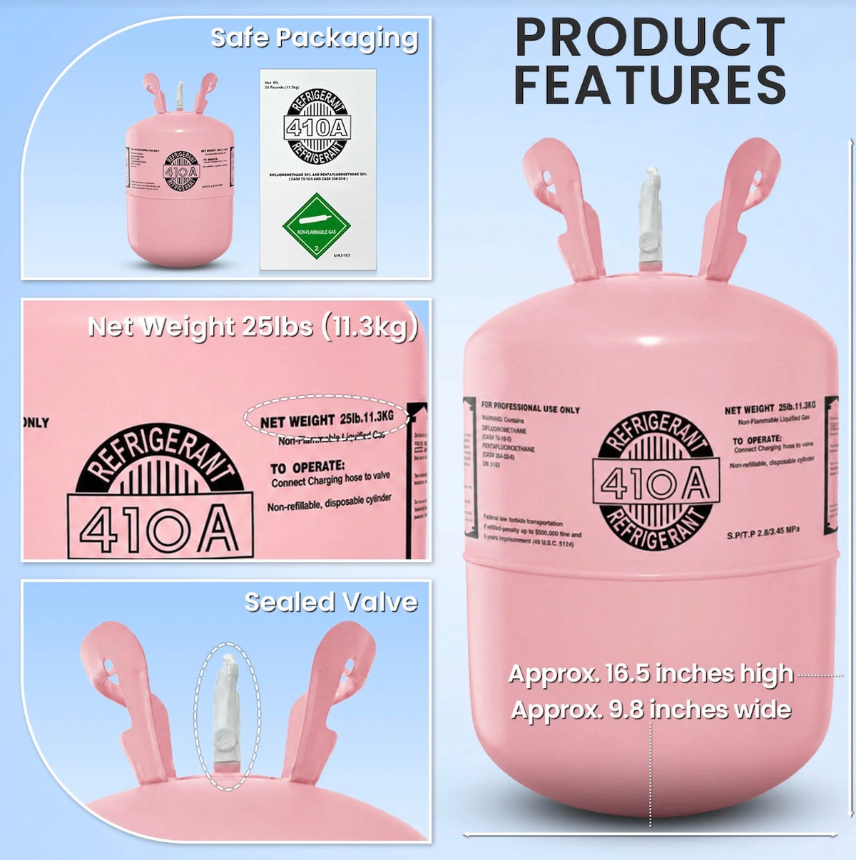 R410A compatible HVAC and refrigeration applications